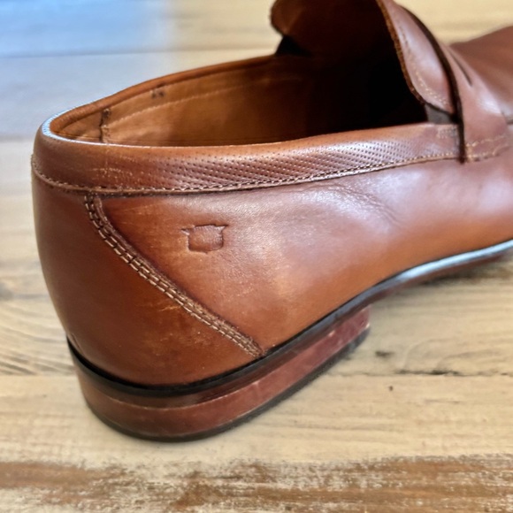 Men’s Florsheim brown leather dress shoes size 10.5 casual office suits - Picture 2 of 10